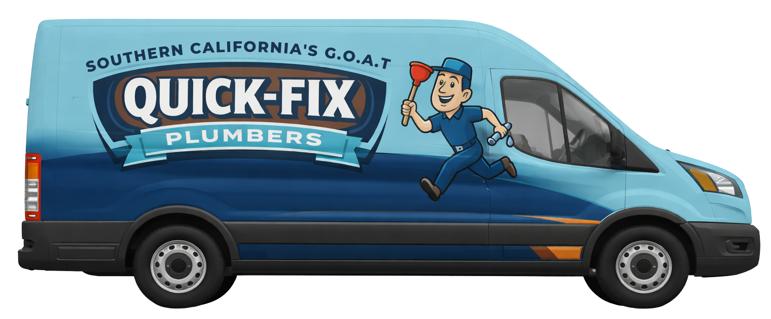 Quick Fix Plumbers Logo GOAT Van_crop